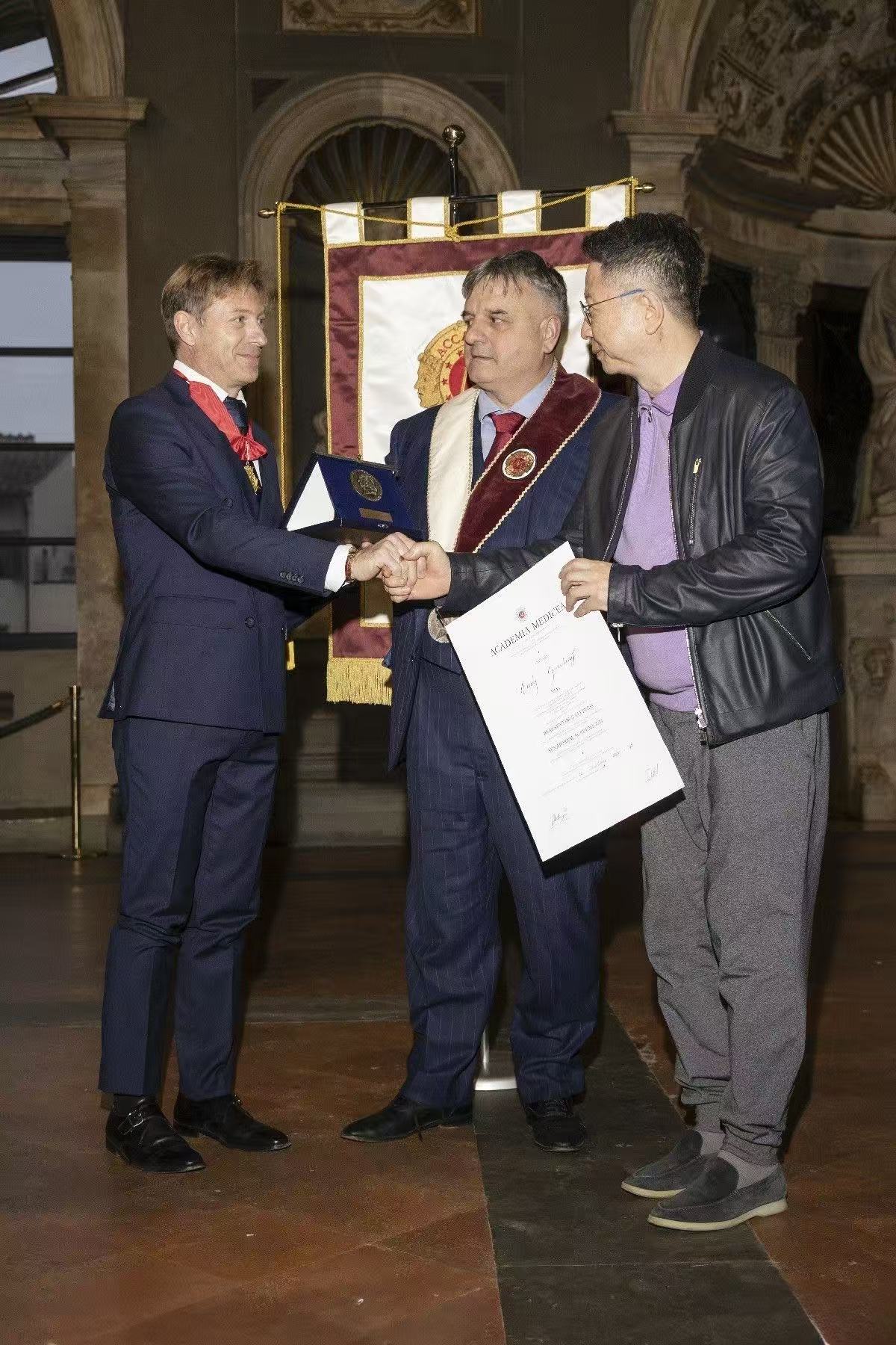 Receiving the certificate